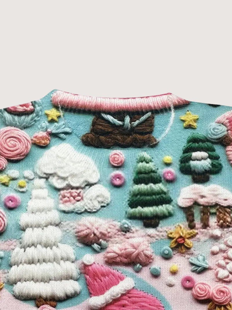 Sweat Shirt Femme 3D - Confortable et Festif pour Noël 3