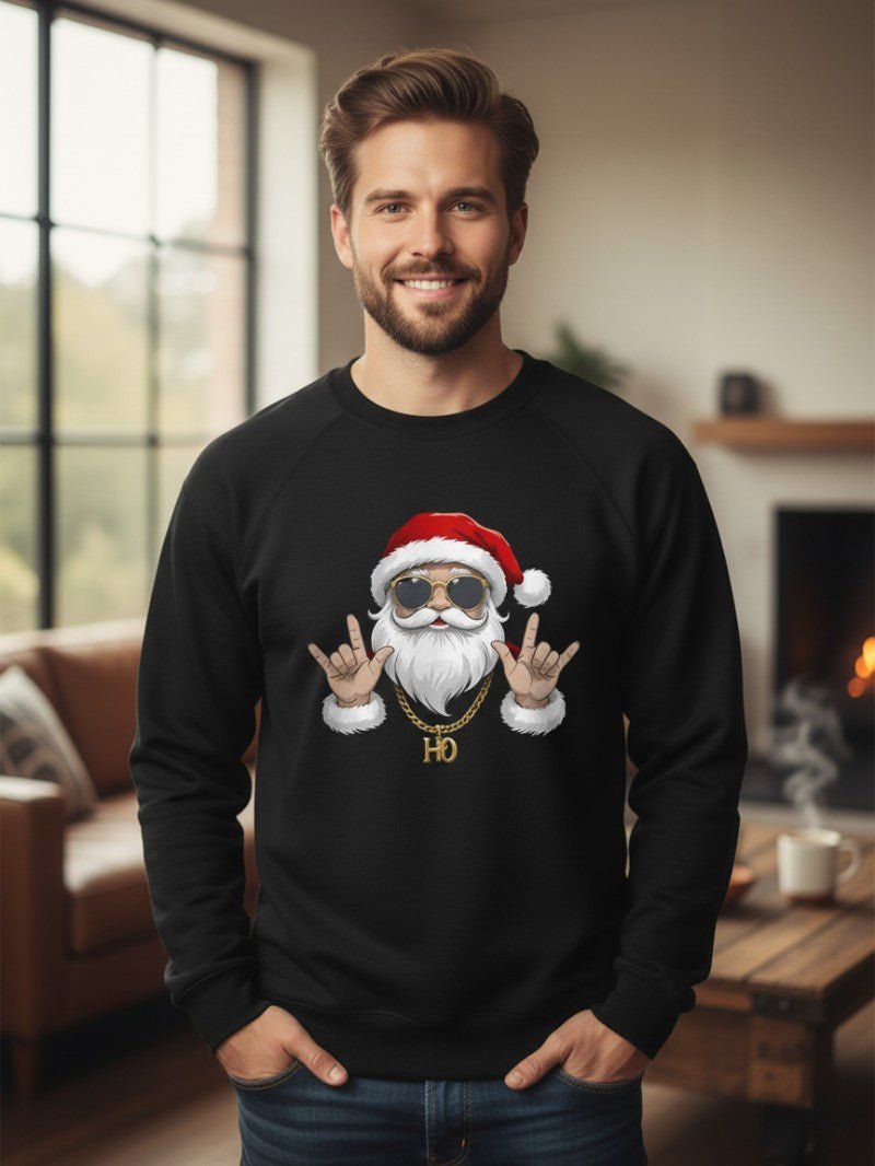 Sweat Shirt Homme – Confort Doux avec Motif Festif de Noël 0
