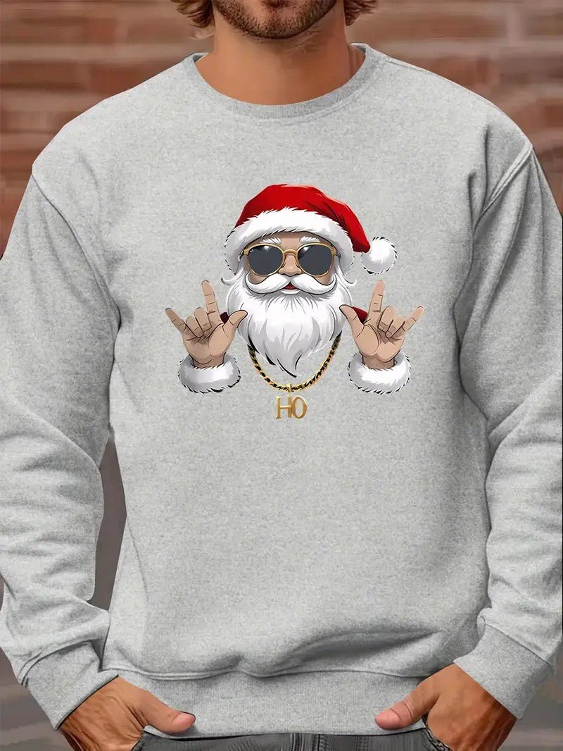 Sweat Shirt Homme – Confort Doux avec Motif Festif de Noël 6