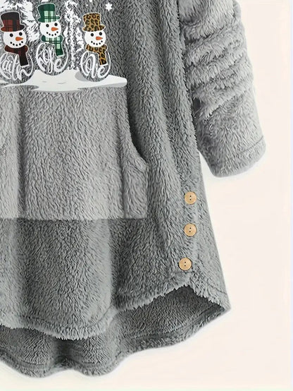 Sweatshirt Femme Capuche Polaire – Confort Douillet pour Hiver 7
