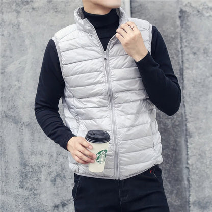Doudoune Sans Manches Zippée Pour Homme | Hiver