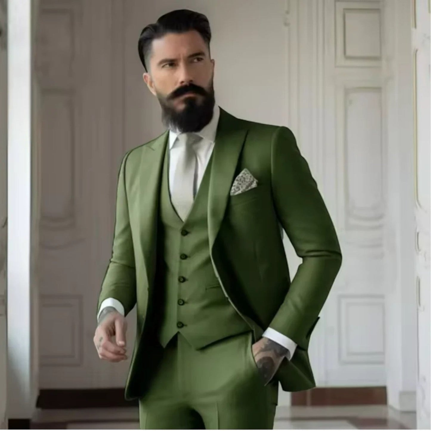 George | Costume D'invité De Mariage 3 Pièces Pour Hommes | Elégant