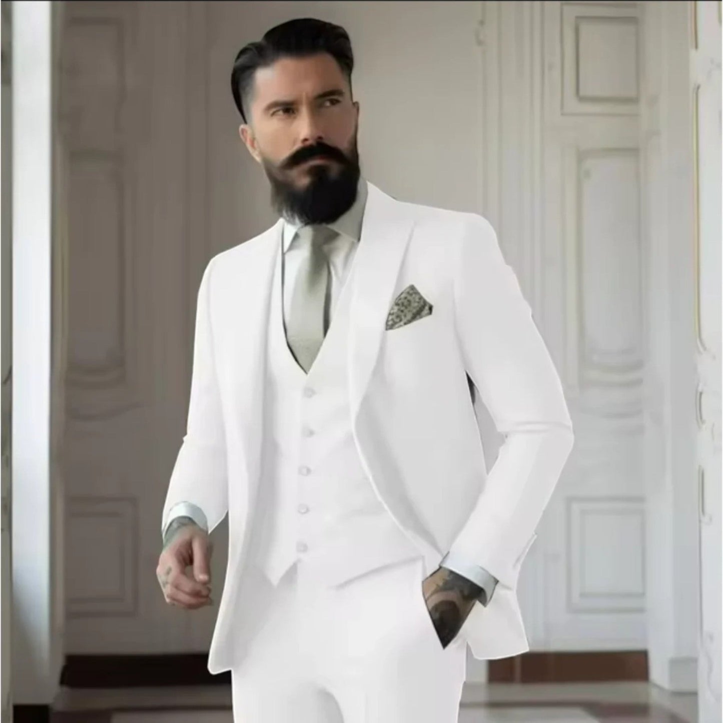 George | Costume D'invité De Mariage 3 Pièces Pour Hommes | Elégant