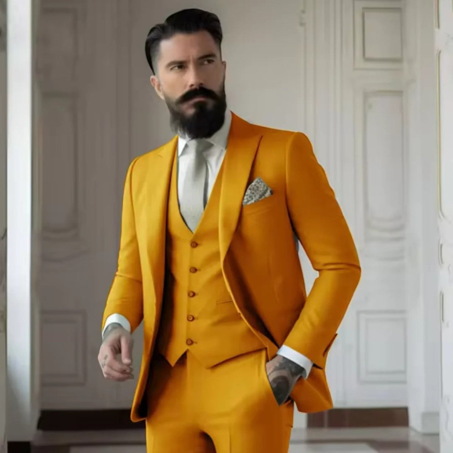 George | Costume D'invité De Mariage 3 Pièces Pour Hommes | Elégant