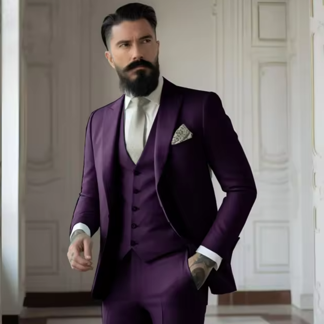 George | Costume D'invité De Mariage 3 Pièces Pour Hommes | Elégant
