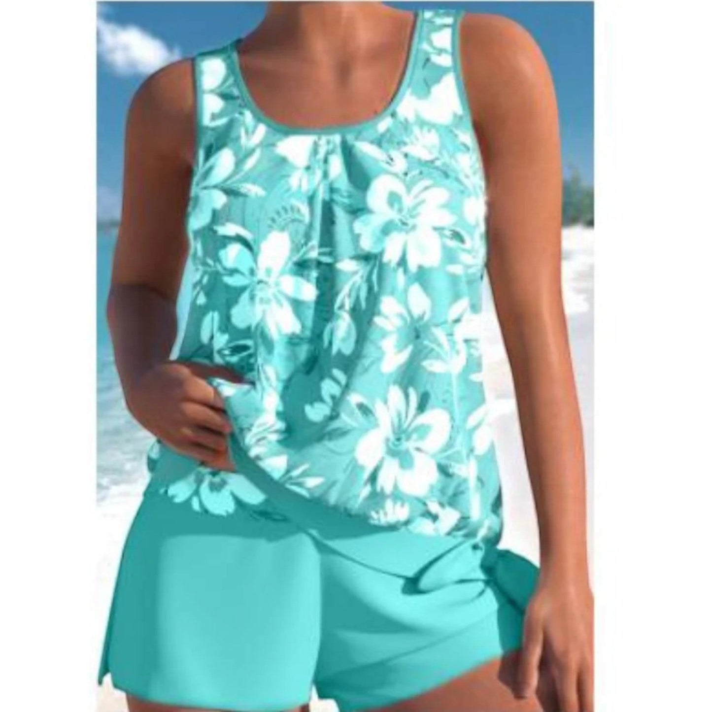 Manon | Tankini À Fleurs Élégantes Pour Femmes