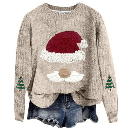 Pull De Noël Pour Femme | Col Rond