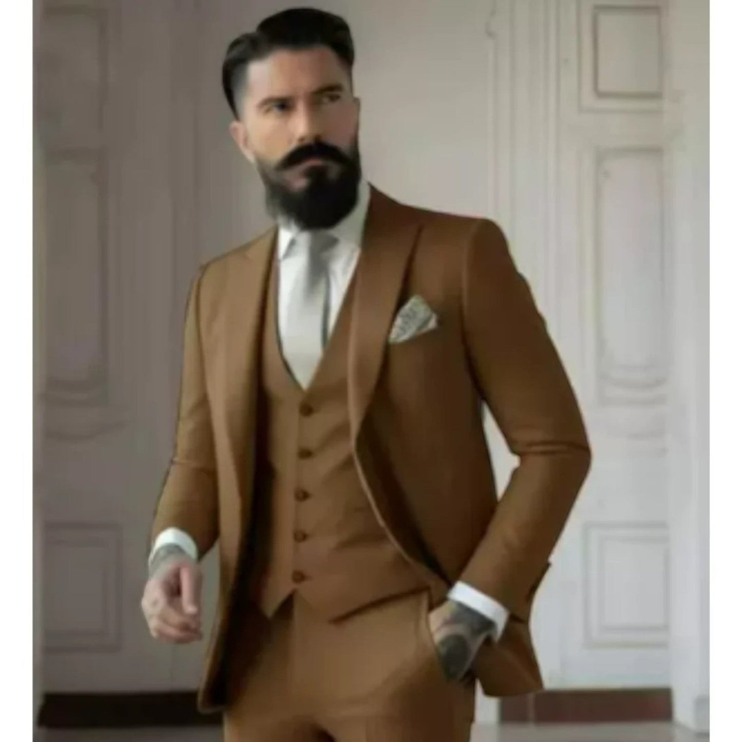 George | Costume D'invité De Mariage 3 Pièces Pour Hommes | Elégant