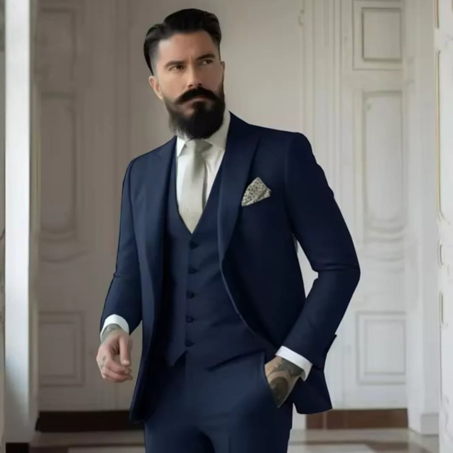 George | Costume D'invité De Mariage 3 Pièces Pour Hommes | Elégant