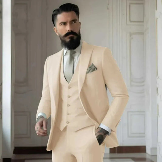 George | Costume D'invité De Mariage 3 Pièces Pour Hommes | Elégant