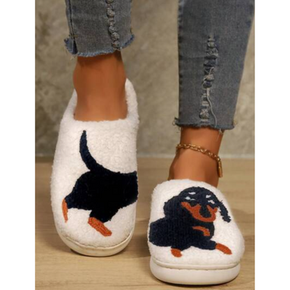Chaussons D’hiver Unisexe | Motif Chien