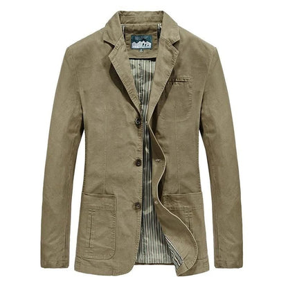 Blazer Décontracté Boutonné Pour Homme | Simple Boutonnage