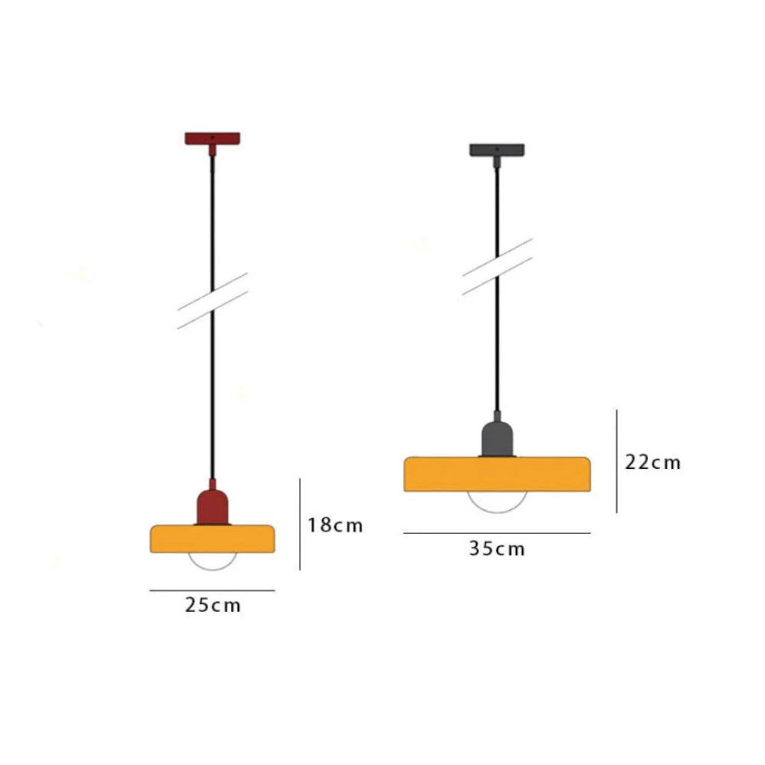 Lustre En Verre Décoratif | Suspension Réglable