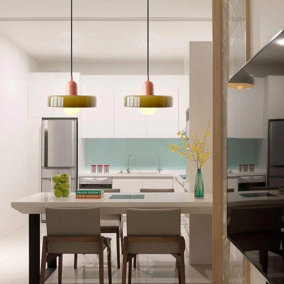 Lustre En Verre Décoratif | Suspension Réglable