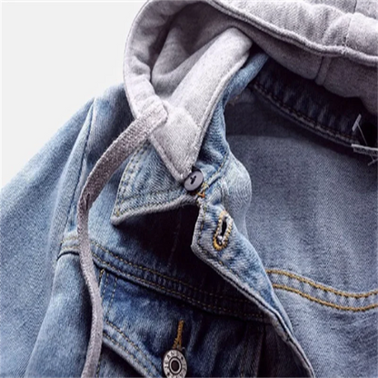 Veste En Jean Avec Capuche Amovible Pour Femme | Style Décontracté
