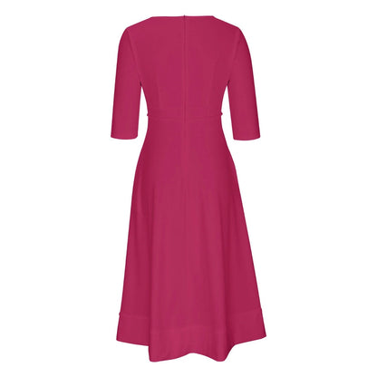 Robe De Soirée Col En V Pour Femme | Midi