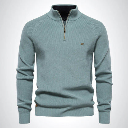 Pull côtelé décontracté à manches longues pour homme | Hiver