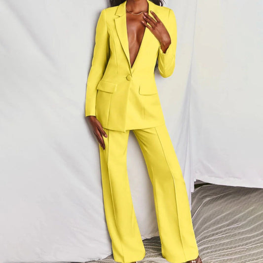 Leona | Ensemble Blazer Deux Pièces Chic Pour Femme
