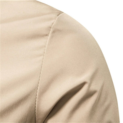 Blouson Aviateur Classique À Rayures Côtelées Pour Homme | Automne