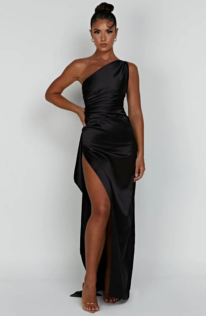 Robe De Soirée Pour Femme À Une Épaule | Dos Nu
