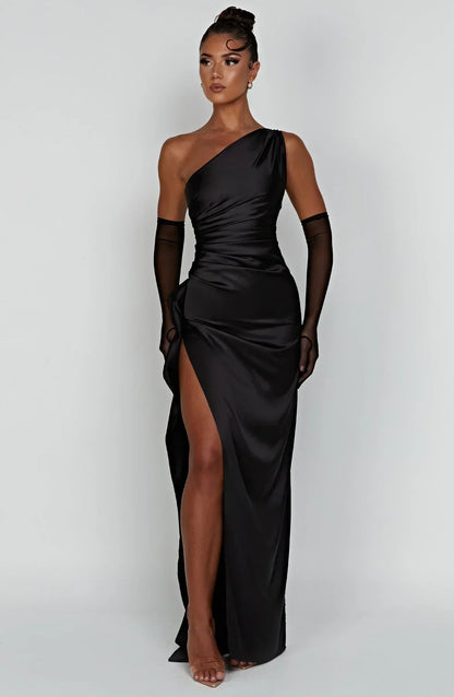 Robe De Soirée Pour Femme À Une Épaule | Dos Nu