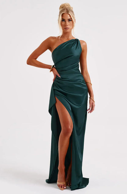 Robe De Soirée Pour Femme À Une Épaule | Dos Nu