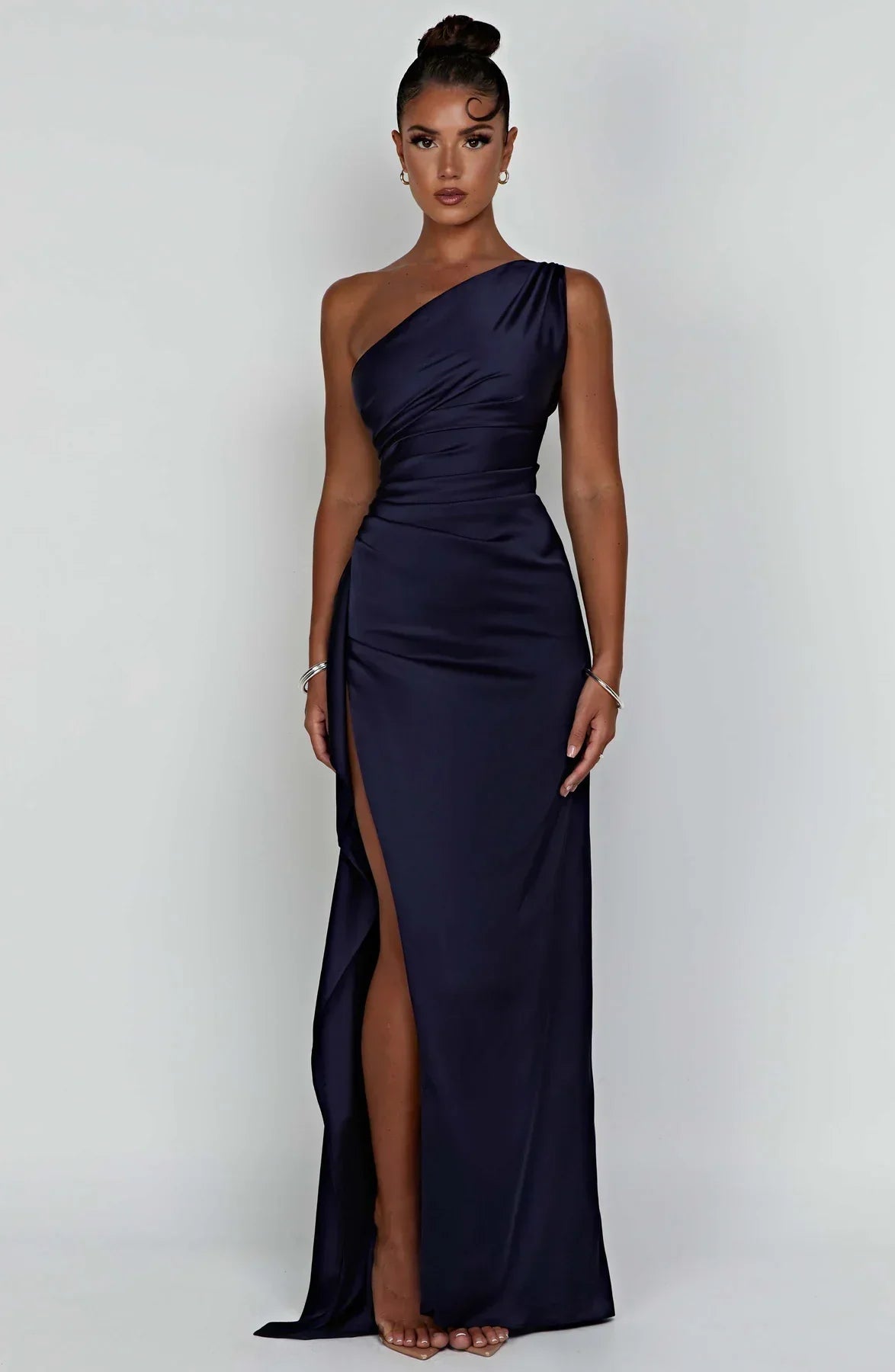 Robe De Soirée Pour Femme À Une Épaule | Dos Nu