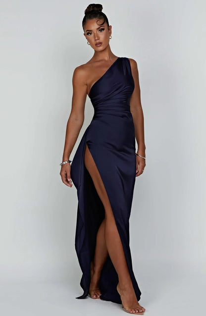 Robe De Soirée Pour Femme À Une Épaule | Dos Nu