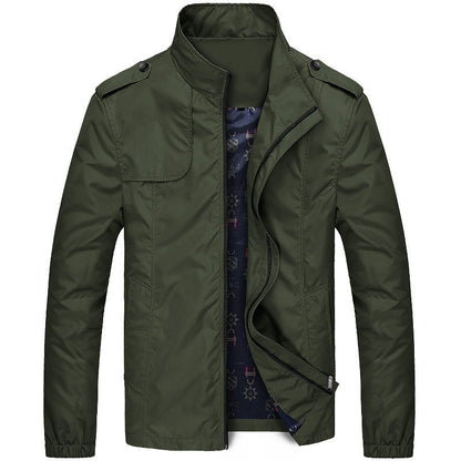 Veste De Transition Moderne À Col Montant Pour Homme | Hiver