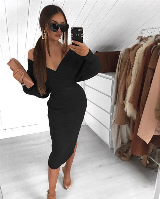 Robe Body À Manches Longues Pour Femme | Midi