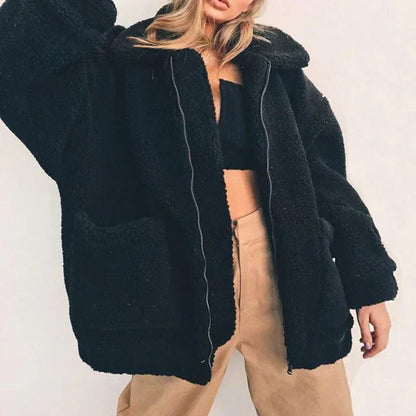 Veste D’Hiver Décontractée Pour Femme | Avec Poche
