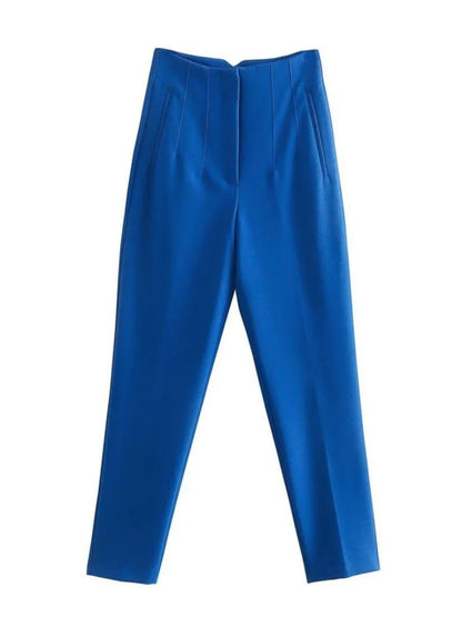 Pantalon Fuselé Élégant Pour Femme | Taille Haute