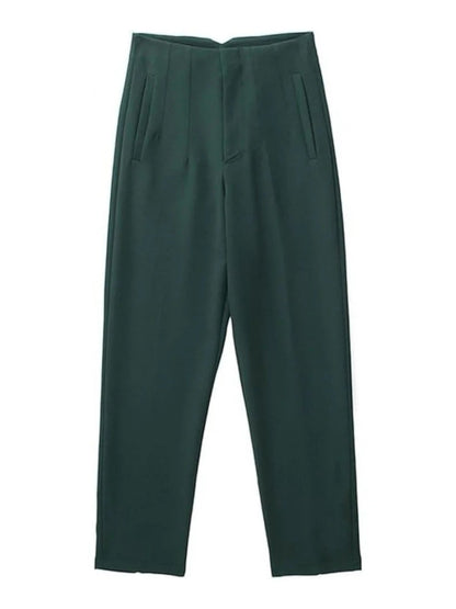 Pantalon Fuselé Élégant Pour Femme | Taille Haute