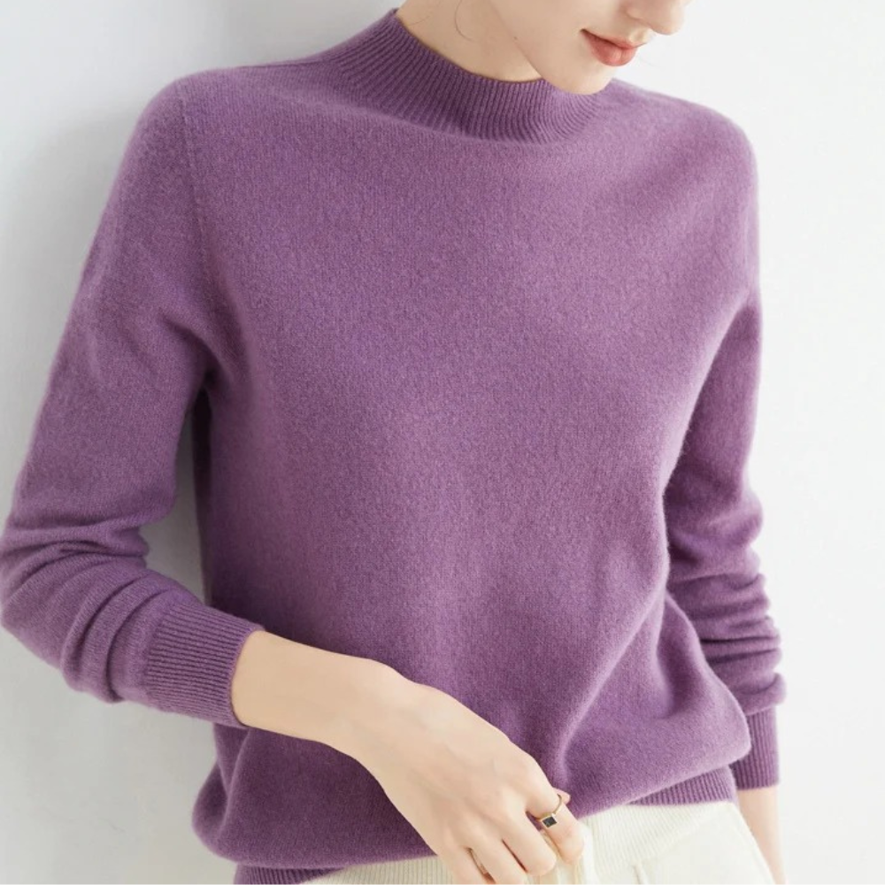 Pull En Cachemire Élégant Pour L'hiver | Manches Longues