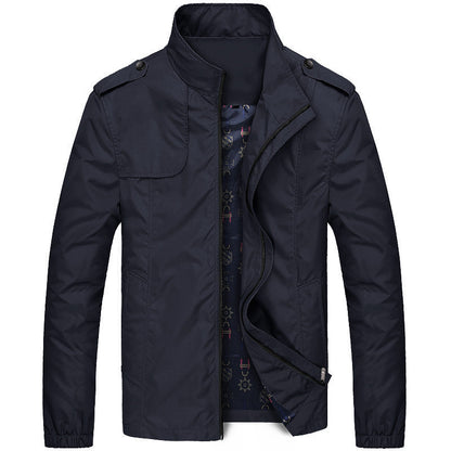 Veste De Transition Moderne À Col Montant Pour Homme | Hiver