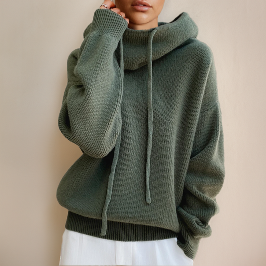 Pull Col Roulé Oversize En Cachemire Pour Femme | Hiver