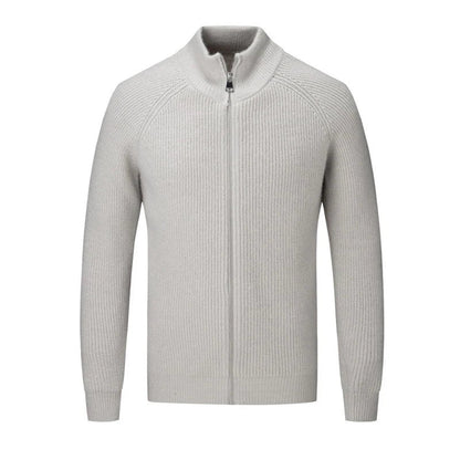 Pull Tricoté À Manches Longues Pour Homme | Col Montant