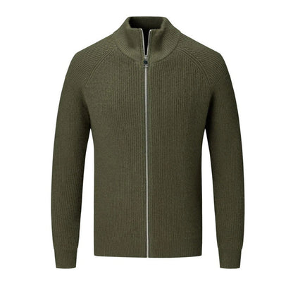 Pull Tricoté À Manches Longues Pour Homme | Col Montant
