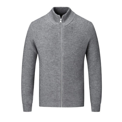 Pull Tricoté À Manches Longues Pour Homme | Col Montant