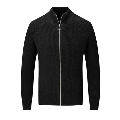 Pull Tricoté À Manches Longues Pour Homme | Col Montant