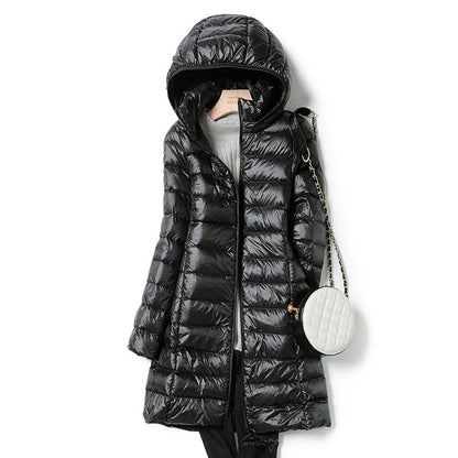 Doudoune Longue À Capuche Pour Femme | Chaude