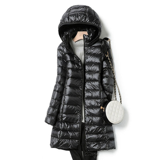 Doudoune Longue À Capuche Pour Femme | Chaude