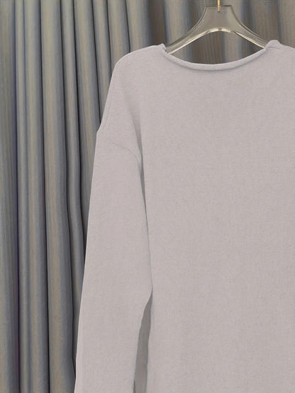Coralie | Pull Décontracté Col V Pour Femme | Oversize