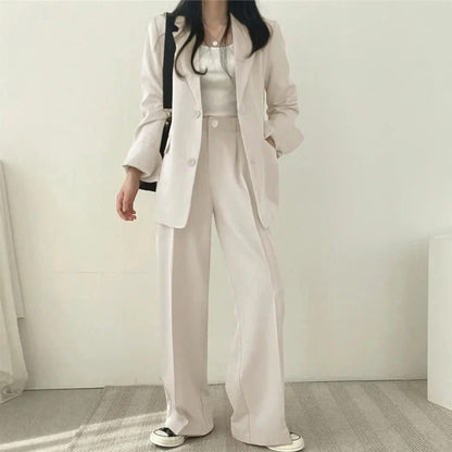 Élina | Ensemble Blazer Surdimensionné Décontracté Pour Femmes