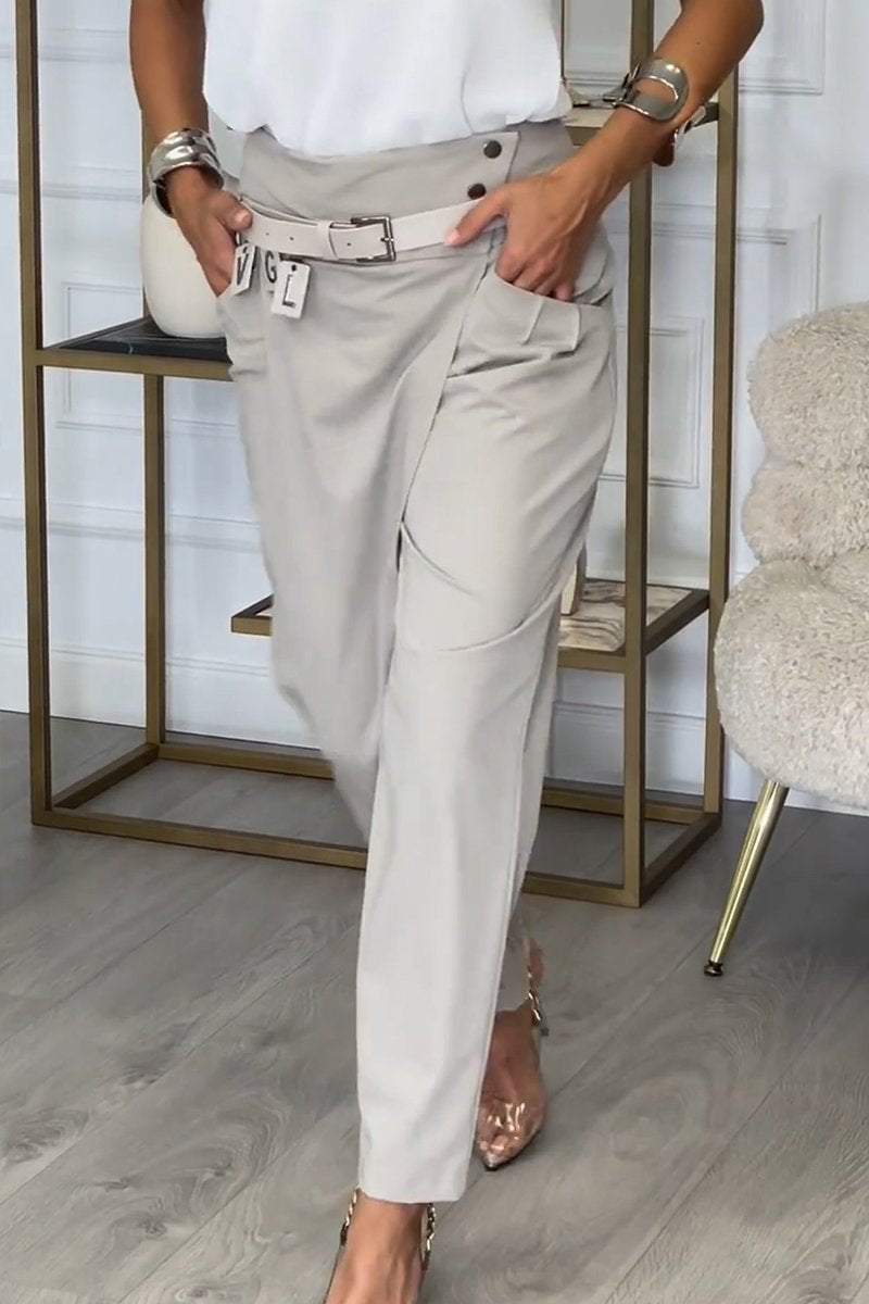 Pantalon Une Pièce Pour Femme Avec Détails Boutons | Décontracté
