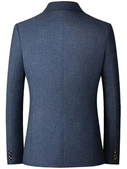 Veste Blazer Boutonnée Pour Homme | Hiver