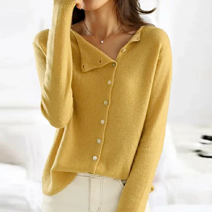Cardigan À Patte De Boutonnage Pour Femme | Manches Longues