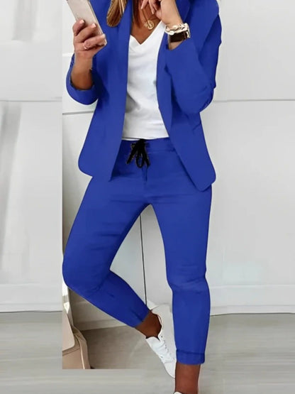 Maëlle | Ensemble Blazer Deux Pièces Élégant Pour Femme