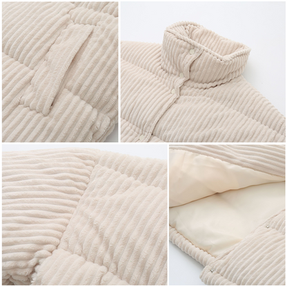 Veste D’Hiver Matelassée Pour Femme | Manches Longues
