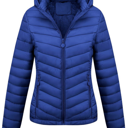 Veste Zippée Avec Poches Pour Femme | À Capuche
